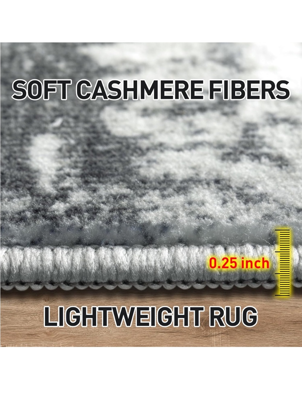 8x10 Area Rugs Washable Rug:
Modern Abstract Living Room Rug
Soft Anti-Skid Thin - Picture 4 of 8